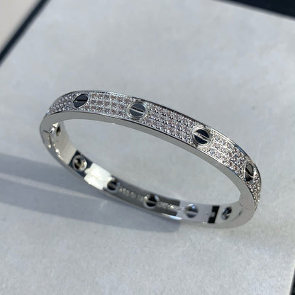 [ECHO ]LOVE BRACELET 6.1MM DIAMOND-PAVED CERAMIC