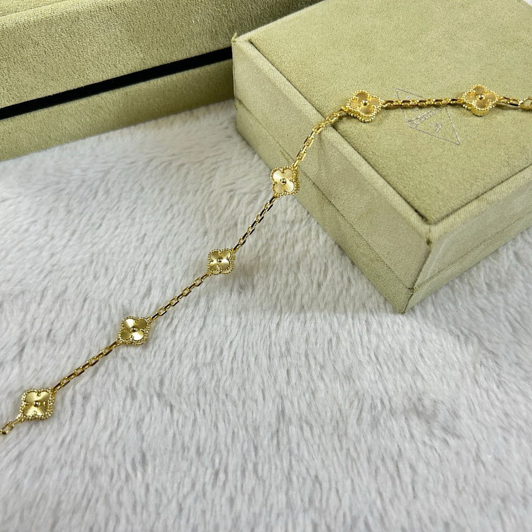 [ECHO ]CLOVER 6 MOTIF DIAMOND BRACELET