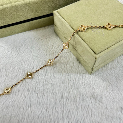 [ECHO ]CLOVER 6 MOTIF DIAMOND BRACELET