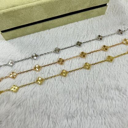 [ECHO ]CLOVER 6 MOTIF DIAMOND BRACELET