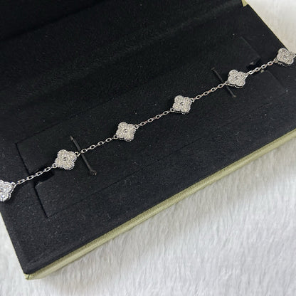 [ECHO ]CLOVER 6 MOTIF DIAMOND BRACELET