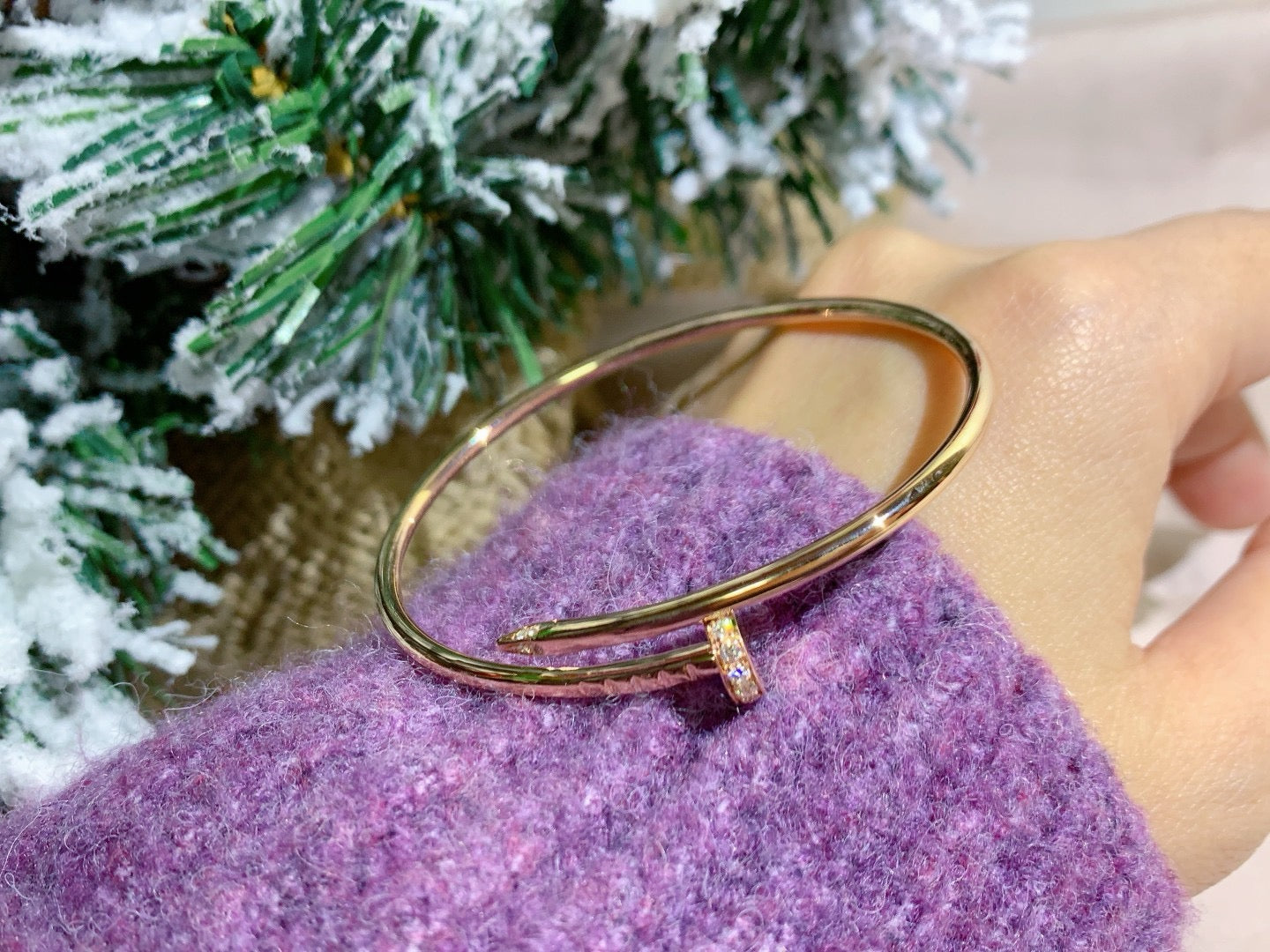 [ECHO ]JUSTE BRACELET 2.5MM DIAMONDS