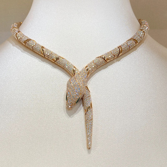 [ECHO ]HAUTE COUTURE GOLD SERPENTI NECKLACE