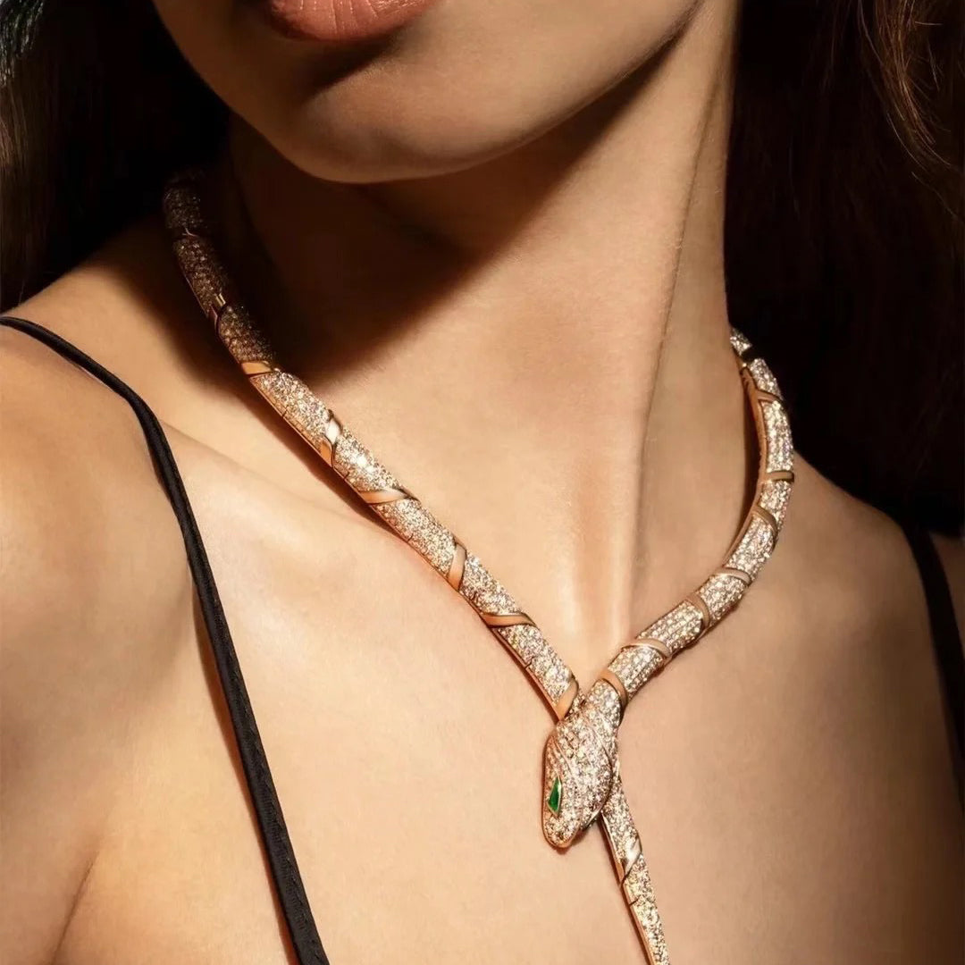 [ECHO ]HAUTE COUTURE GOLD SERPENTI NECKLACE