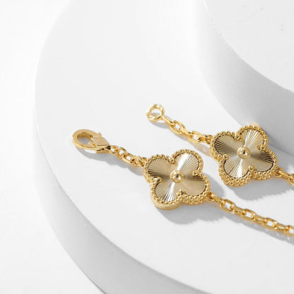 [ECHO ]CLOVER 10 MOTIFS LASER NECKLACE