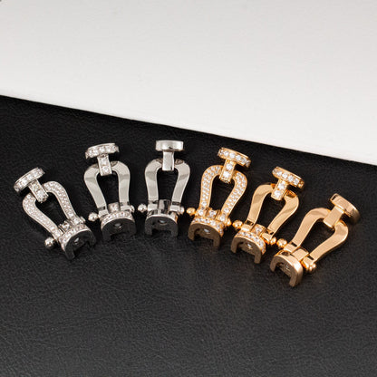 [ECHO ]FORCE LARGE HORSESHOE NO DIAMOND BRACELET SILVER