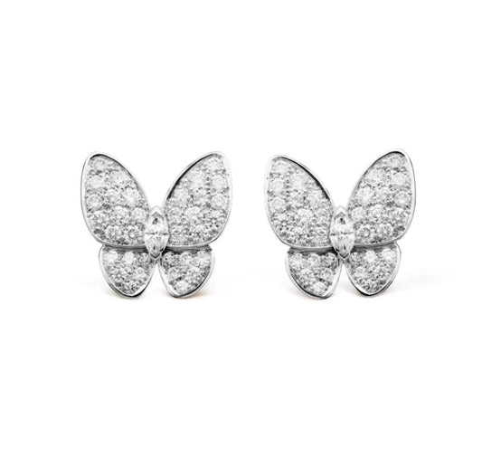 [ECHO ]BUTTERFLY ALL DIAMOND EARRINGS