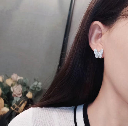 [ECHO ]BUTTERFLY ALL DIAMOND EARRINGS