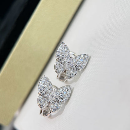 [ECHO ]BUTTERFLY ALL DIAMOND EARRINGS