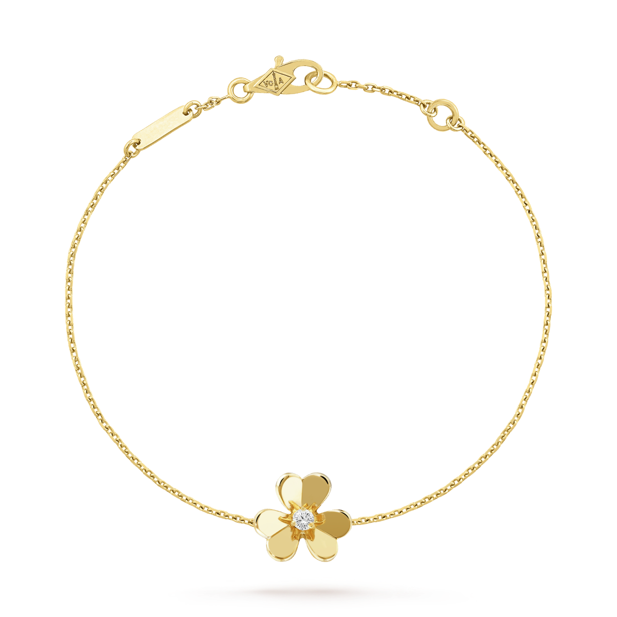 [ECHO ]FRIVOLE GOLD FLOWER PINK MALACHITE BRACELET