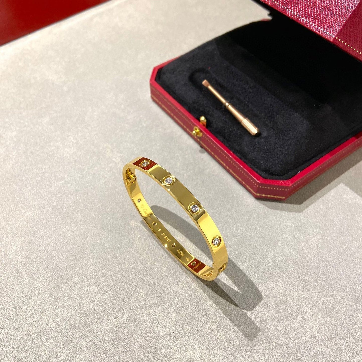 [ECHO ]LOVE BRACELET 6.1MM 10 DIAMONDS