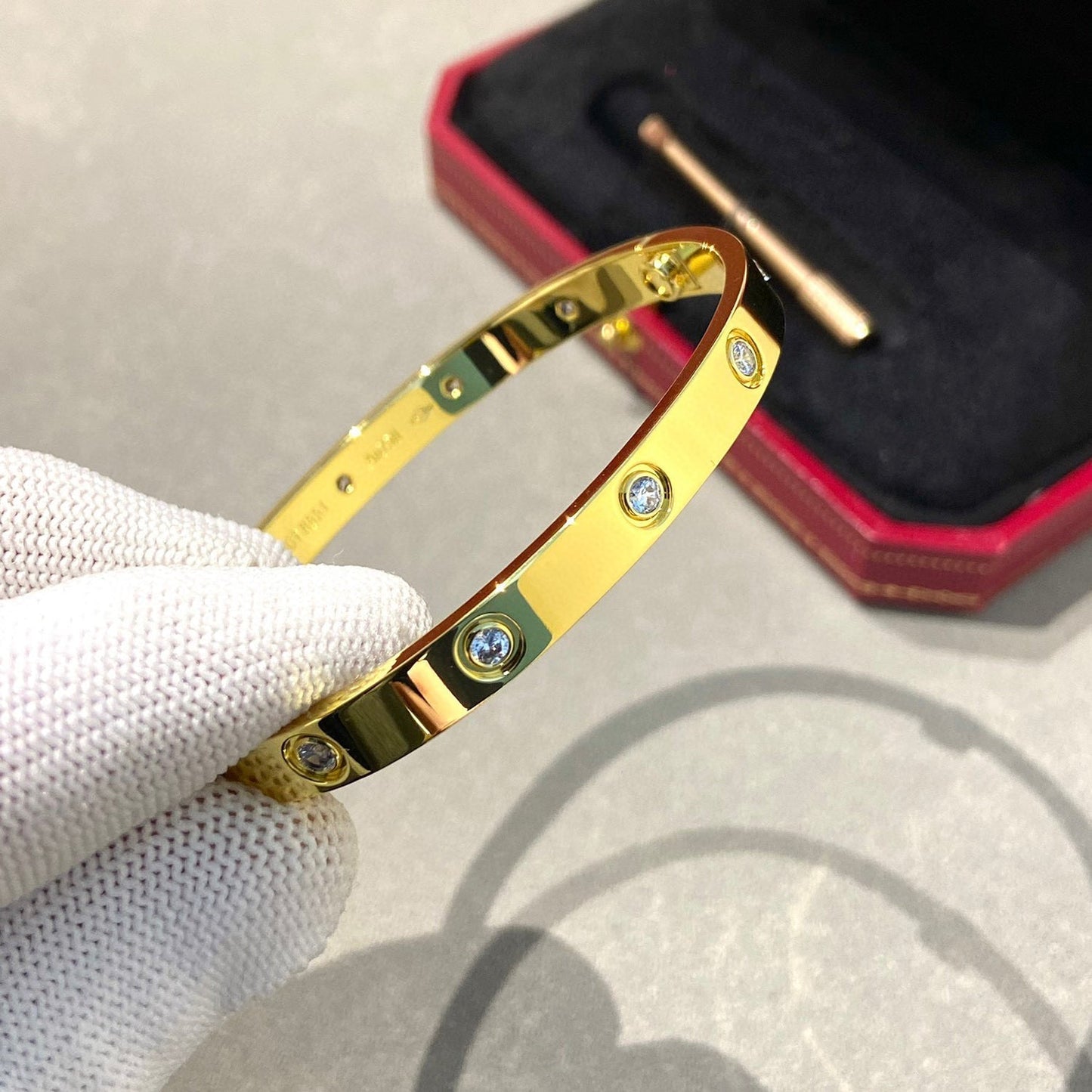 [ECHO ]LOVE BRACELET 6.1MM 10 DIAMONDS