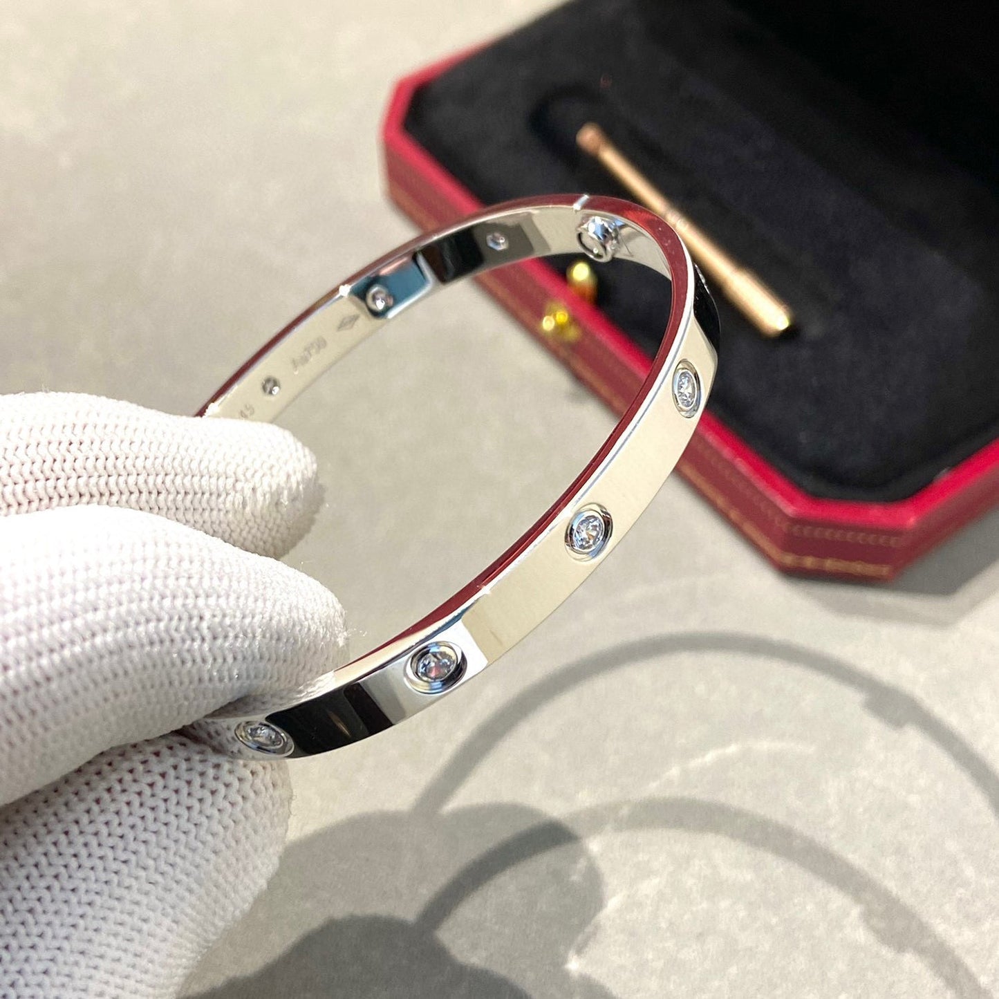 [ECHO ]LOVE BRACELET 6.1MM 10 DIAMONDS