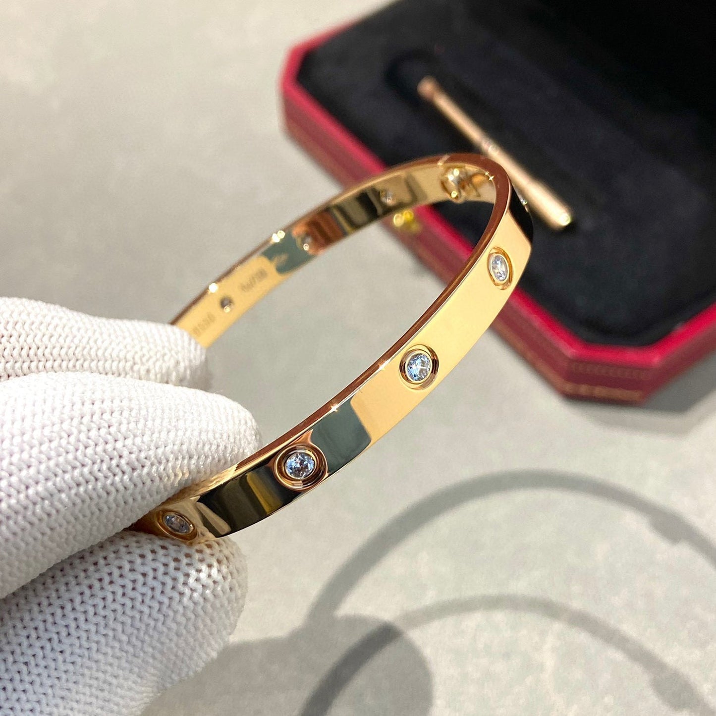 [ECHO ]LOVE BRACELET 6.1MM 10 DIAMONDS