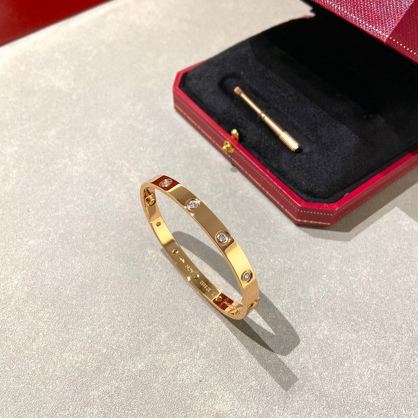 [ECHO ]LOVE BRACELET 6.1MM 10 DIAMONDS