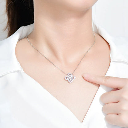 [ECHO ]LOOP NECKLACE FULL MOTIF DIAMOND 16MM MULTIPLE COLORS