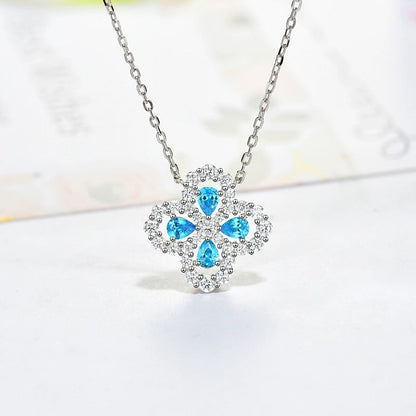 [ECHO ]LOOP NECKLACE FULL MOTIF DIAMOND 16MM MULTIPLE COLORS