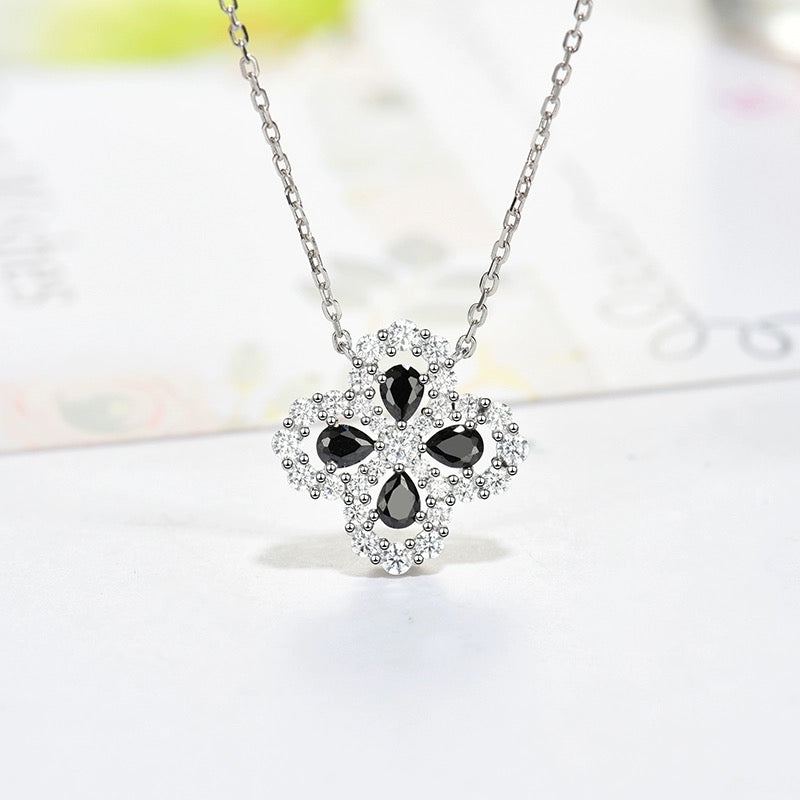 [ECHO ]LOOP NECKLACE FULL MOTIF DIAMOND 16MM MULTIPLE COLORS