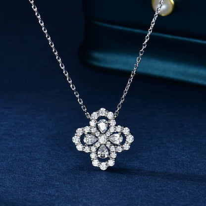 [ECHO ]LOOP NECKLACE FULL MOTIF DIAMOND 16MM MULTIPLE COLORS