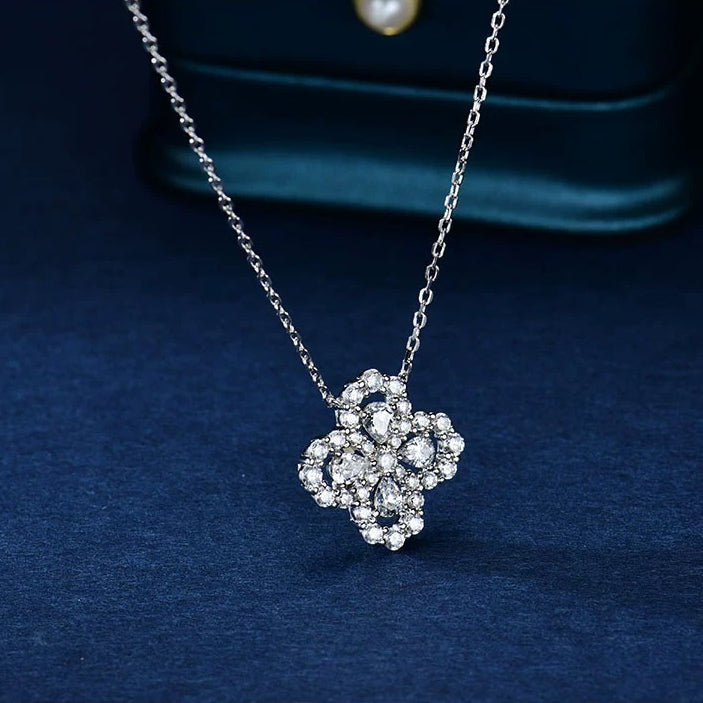 [ECHO ]LOOP NECKLACE FULL MOTIF DIAMOND 16MM MULTIPLE COLORS