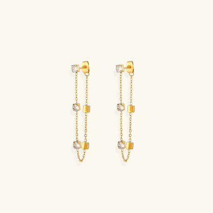 [Echo Fine]Iris Diamond Earrings
