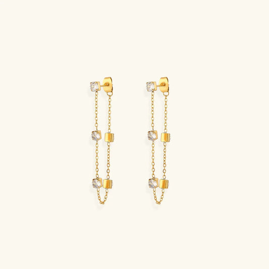 [Echo Fine]Iris Diamond Earrings