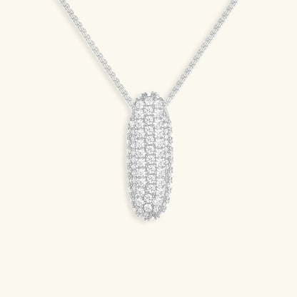 [Echo Fine]Bubble Initial Diamond Necklace