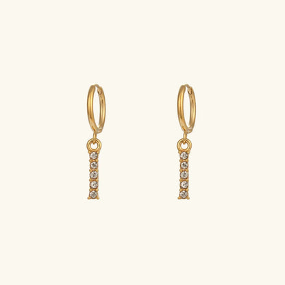 [Echo Fine]Wilhemina Initial Letter Earrings