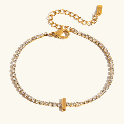 [Echo Fine]Avaria Bubble Letter Tennis Bracelet