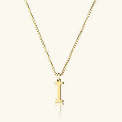 [Echo Fine]Therese Letter Initial Gold Necklace