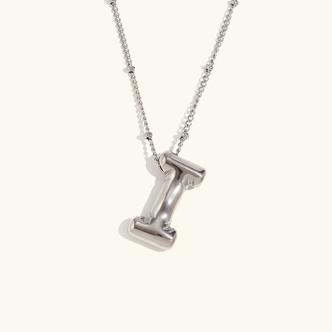 [Echo Fine]Balloon Gold Initial Necklace