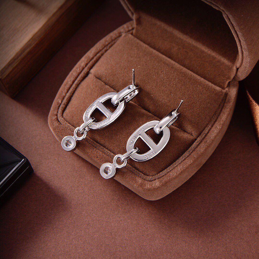 [ECHO ]HM CHAINE DIAMOND EARRINGS