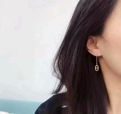 [ECHO ]CHAINE TASSEL EARRINGS