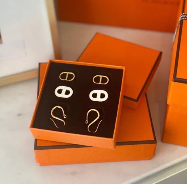 [ECHO ]HM O'MAILLON GOLD EARRINGS