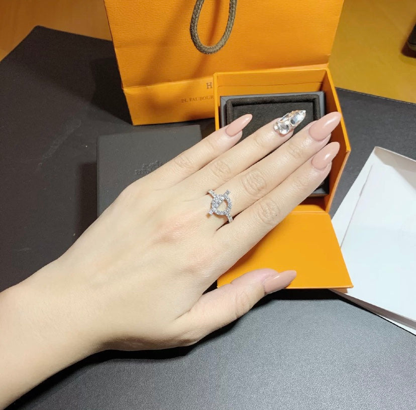 [ECHO ]ECHAPPEE RING SILVER DIAMOND