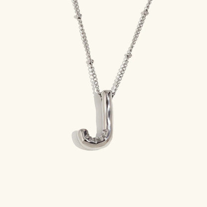 [Echo Fine]Balloon Gold Initial Necklace