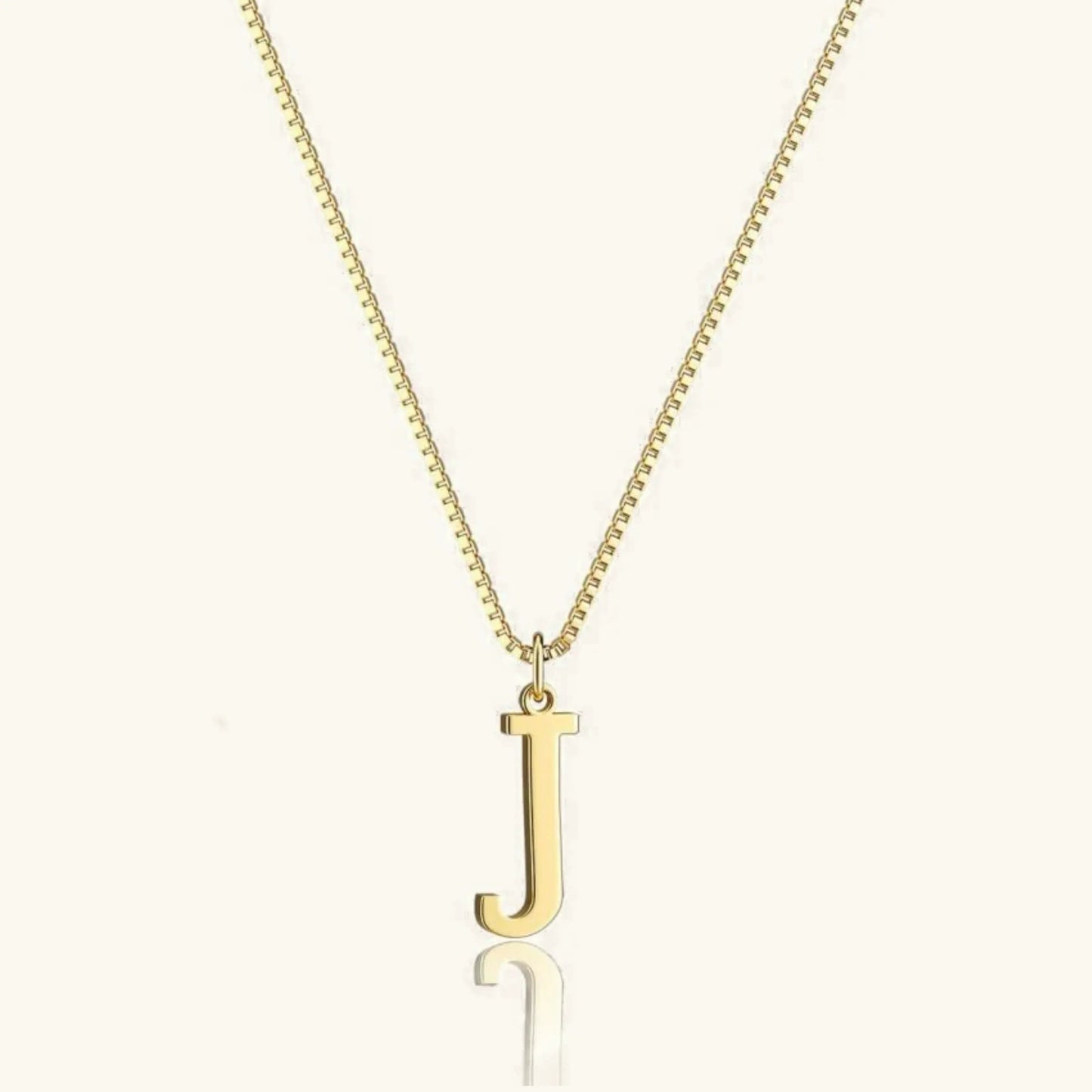 [Echo Fine]Therese Letter Initial Gold Necklace