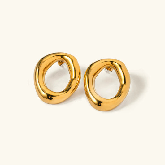 [Echo Fine]Raquel Open Oval Earrings