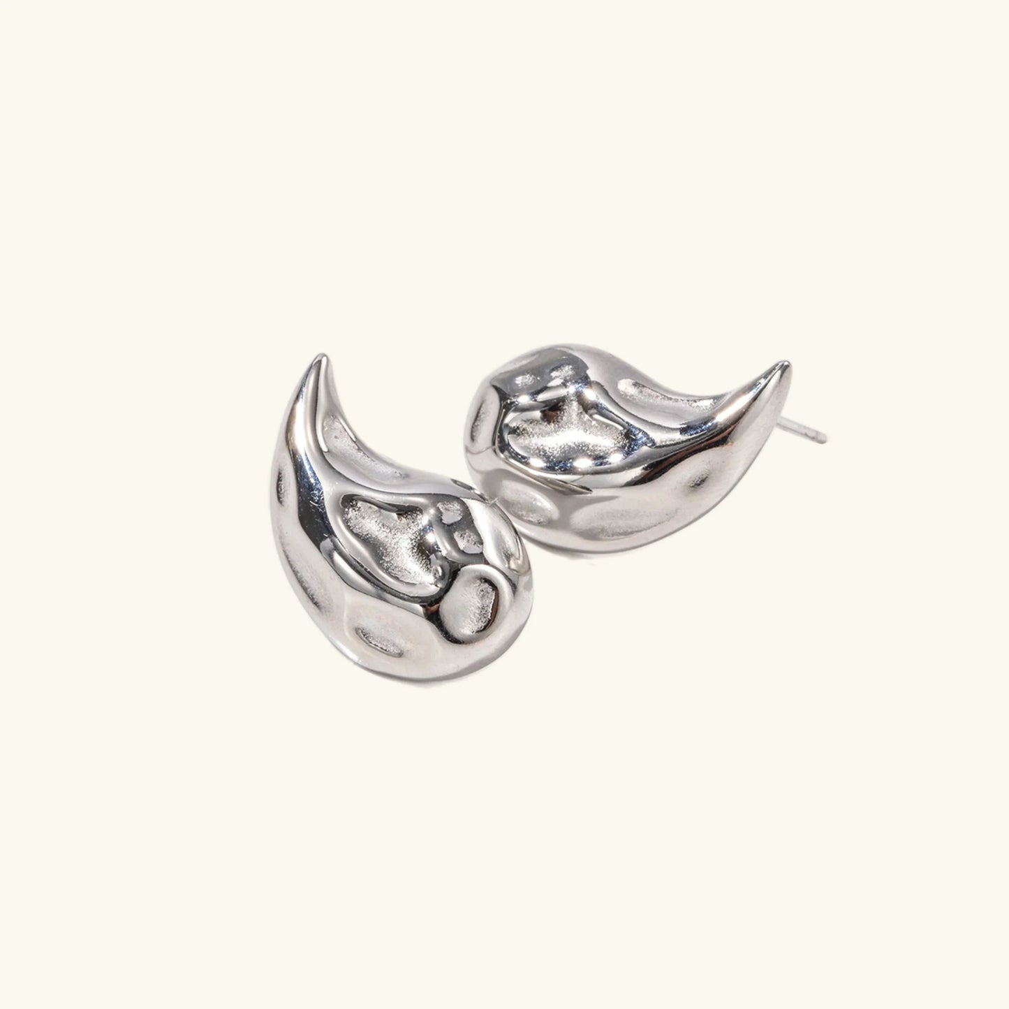 [Echo Fine]Raven Vintage Teardrop Earrings