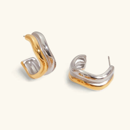 [Echo Fine]Double Curve Hoops
