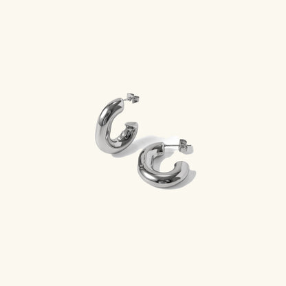 [Echo Fine]Alera Silver Hoops
