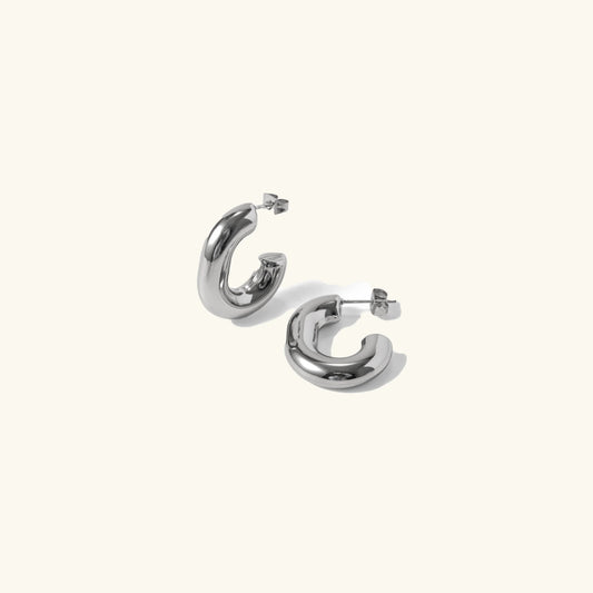 [Echo Fine]Alera Silver Hoops