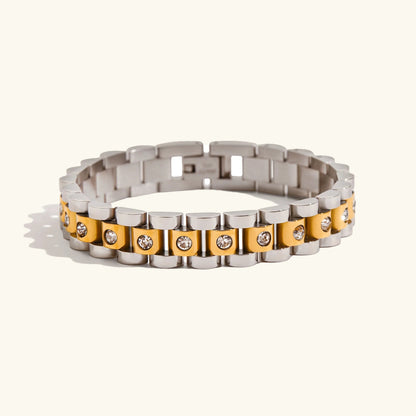 [Echo Fine]Gold Watchband Bracelet