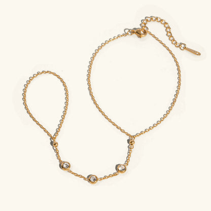 [Echo Fine]Leona Diamond Hand Chain