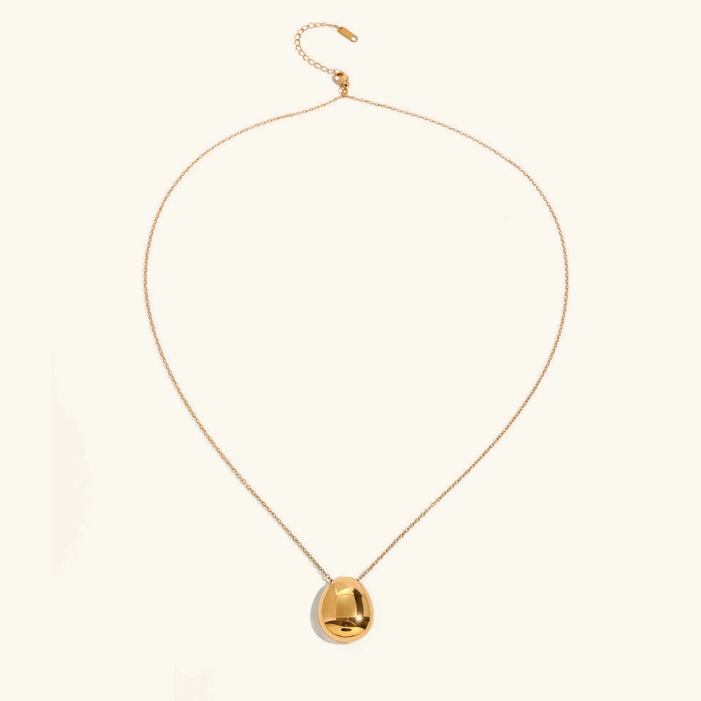 [Echo Fine]Claribel Gold Dome Necklace