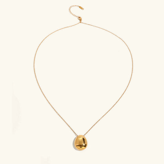 [Echo Fine]Claribel Gold Dome Necklace