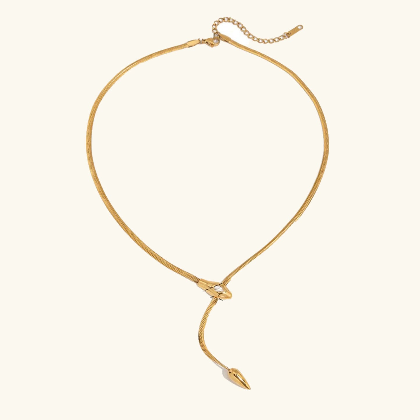 [Echo Fine]Zarelle Gold Serpentine Pendant