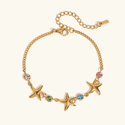 [Echo Fine]Kristine Golden Starfish Bracelet