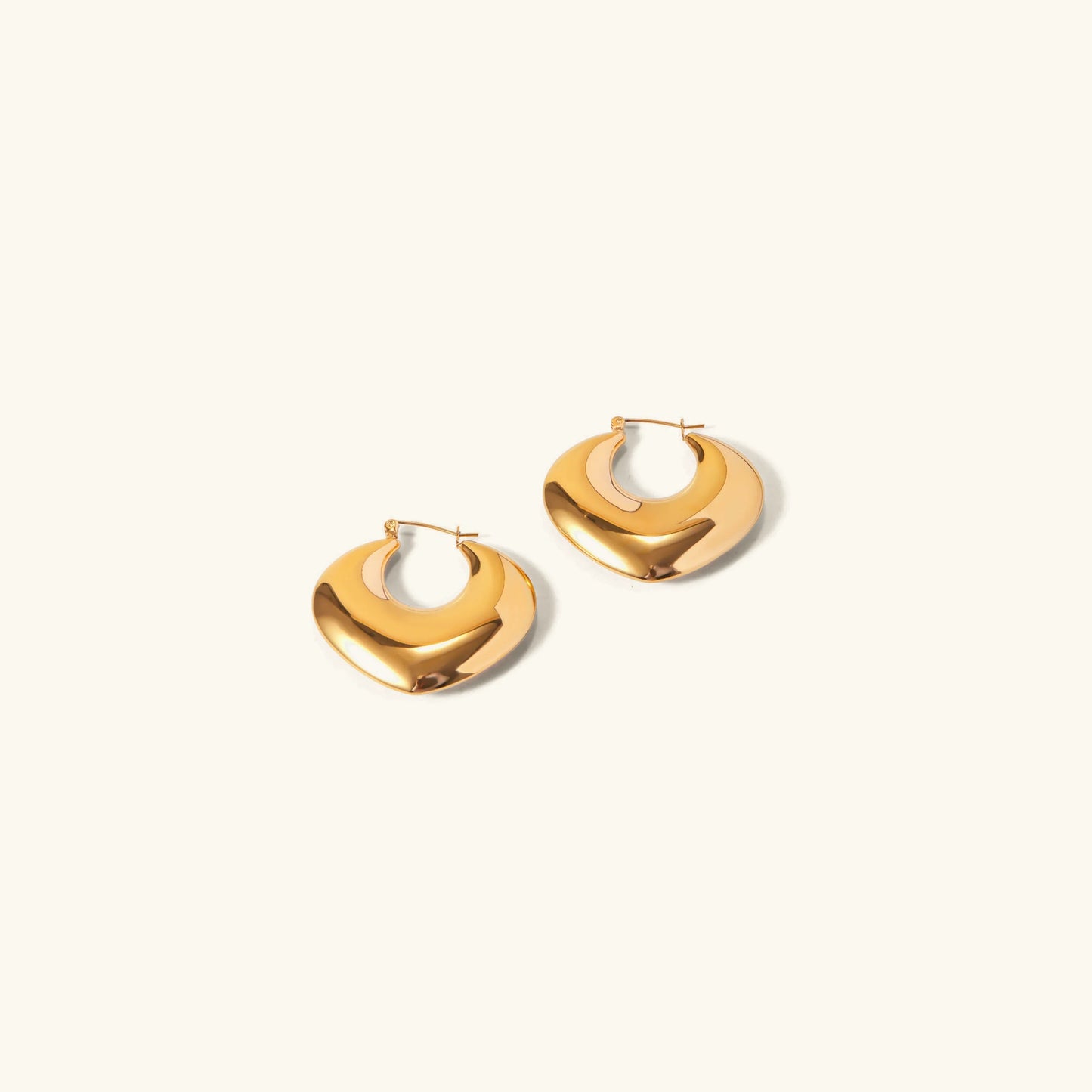 [Echo Fine]Fawn Gold Hoops