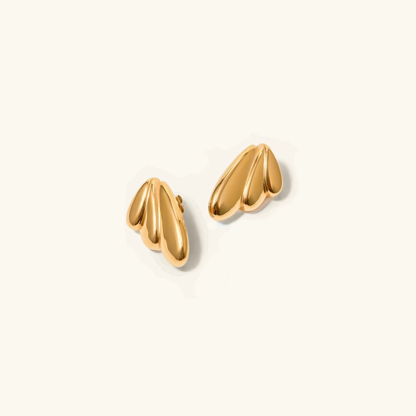 [Echo Fine]Saffron Gold Earrings